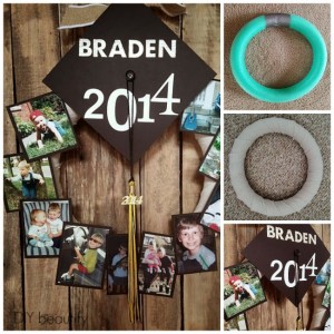 grad wreath Collage